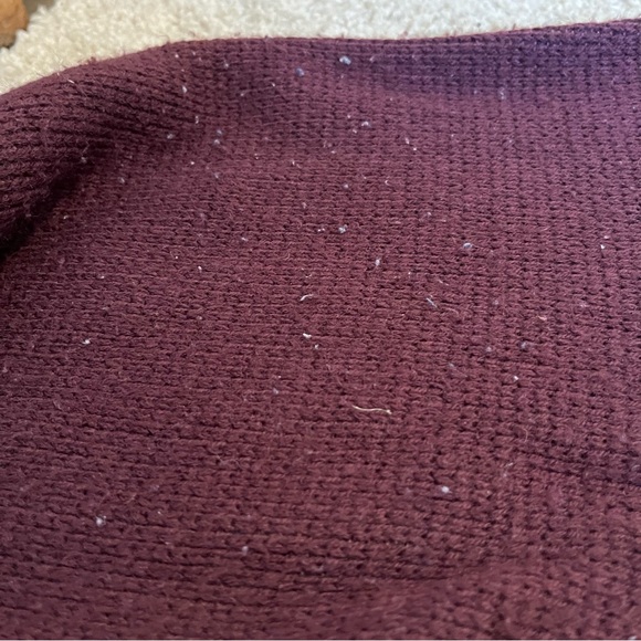 5/$25 Vintage Mens Victory Sweater Sweatshirt Cabin Cottage Fever M L ? Burgundy - Picture 10 of 11
